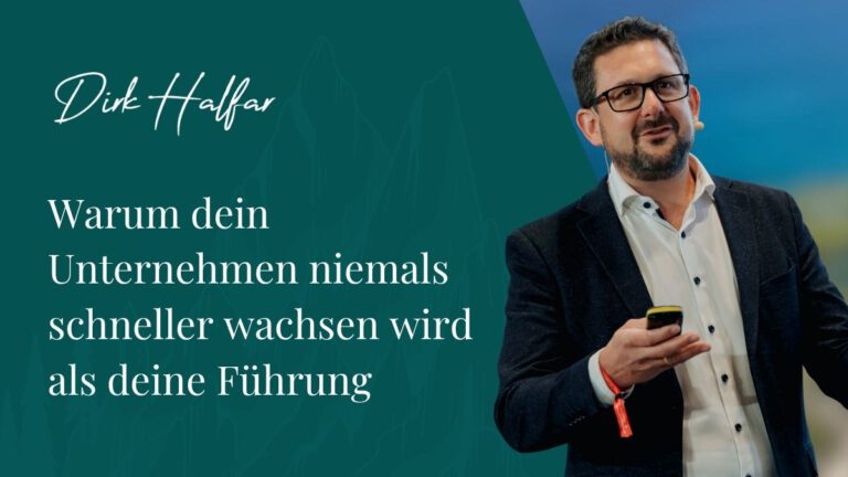 Warum dein Unternehmen niemals schneller wachsen wird als deine Führung