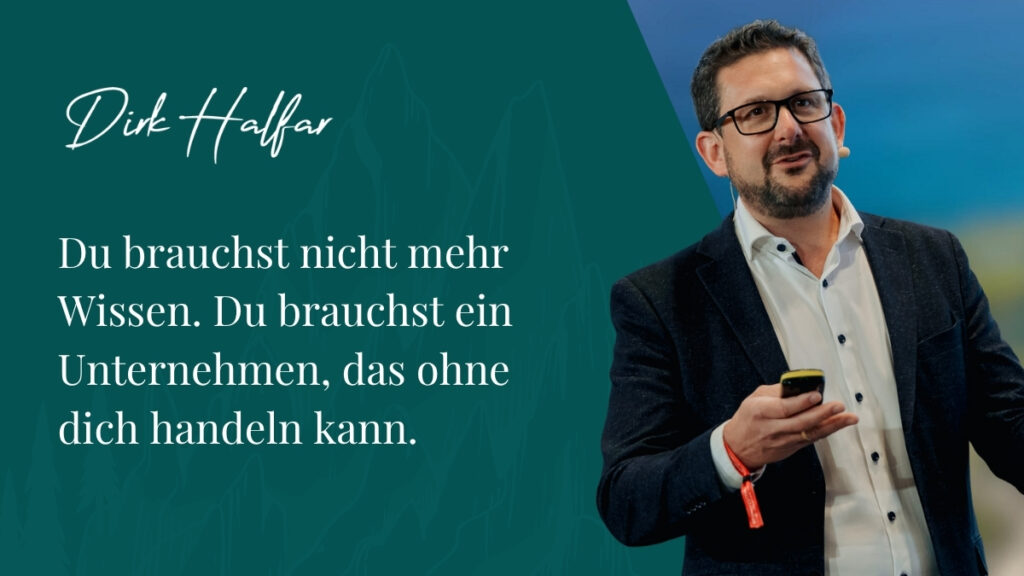 Wie dein Unternehmen endlich auch ohne dich funktioniert